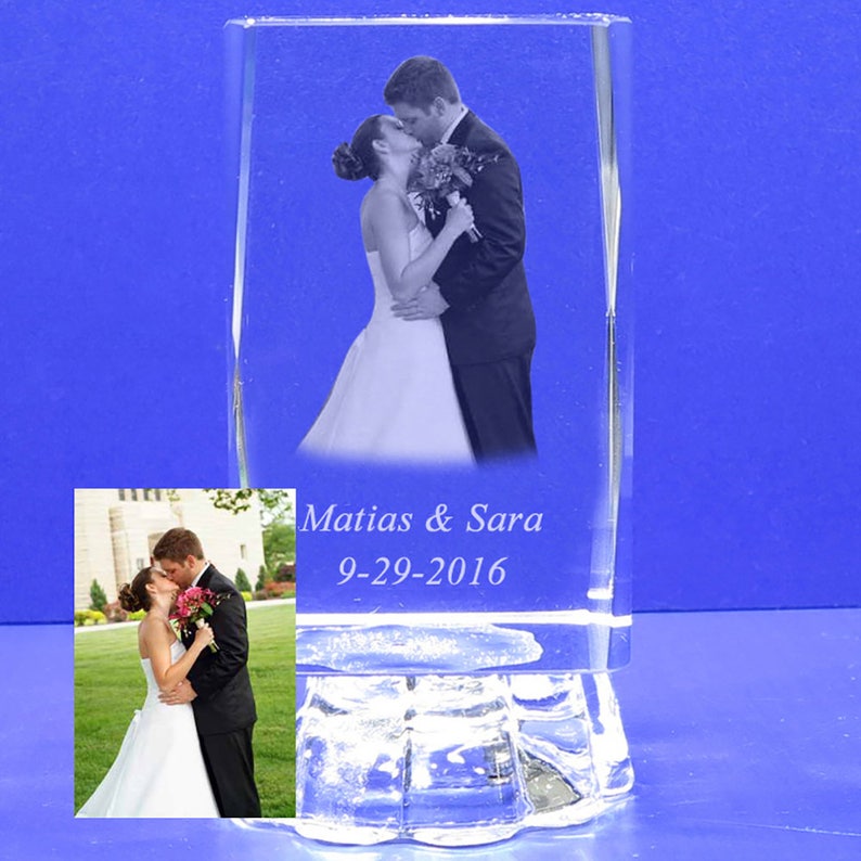 Personalized Custom 12 PCS Photo Laser Engraving for Baptism, Wedding, First Communion, Sweet 16. Quinceañera, Mis 15 Años image 9