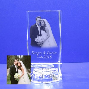 Personalized Custom 12 PCS Photo Laser Engraving for Baptism, Wedding, First Communion, Sweet 16. Quinceañera, Mis 15 Años image 8
