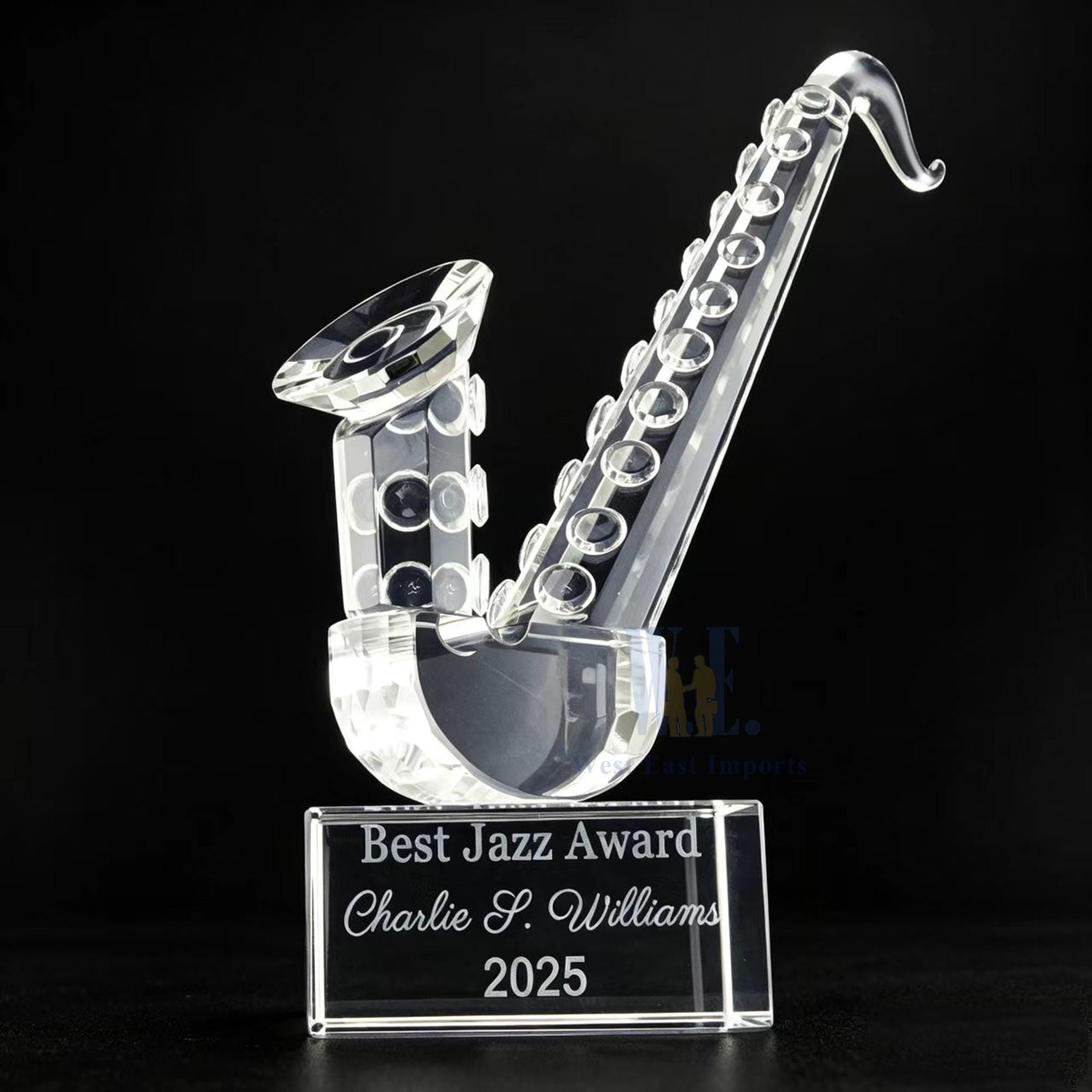 スワロフスキー　サクソフォン　SAXOPHONE Crystal Saxophone - Etsy