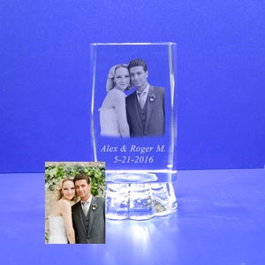 Personalized Custom 12 PCS Photo Laser Engraving for Baptism, Wedding, First Communion, Sweet 16. Quinceañera, Mis 15 Años image 7