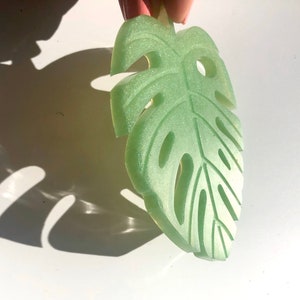 Tropical soap dish or coaster Monstera  for Tropical Jungles leaf Decor for your sink or table Paradise