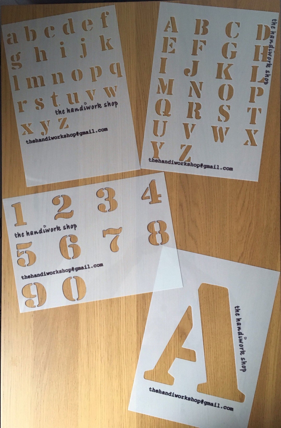 Mylar Signs Letters & Numbers Mylar Stencil A4 A3 - Etsy UK