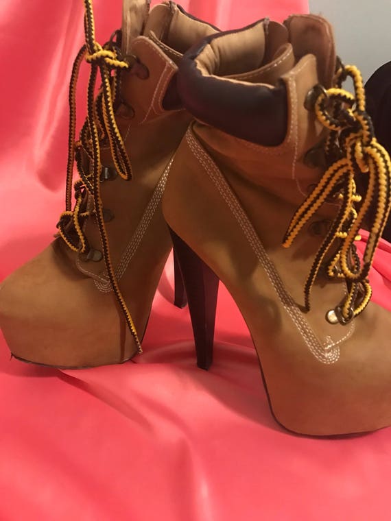 timberland stiletto high heel boots