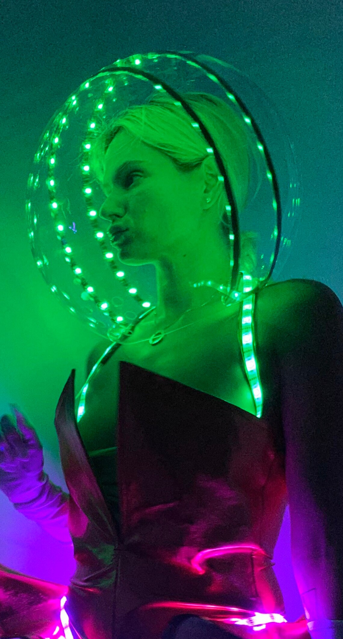 Led Space Helmet Etsy