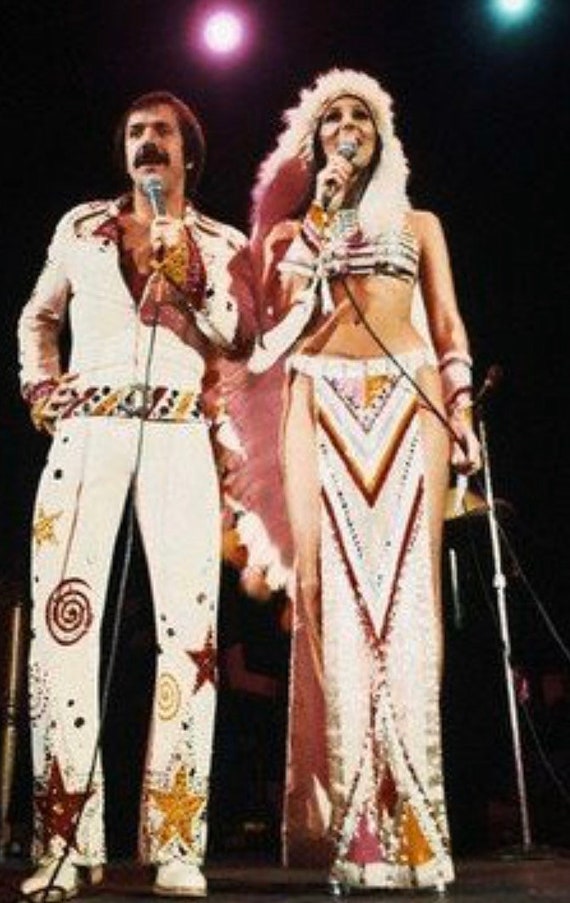 maíz patrimonio dispersión Disfraz de Sonny y Cher - Etsy España