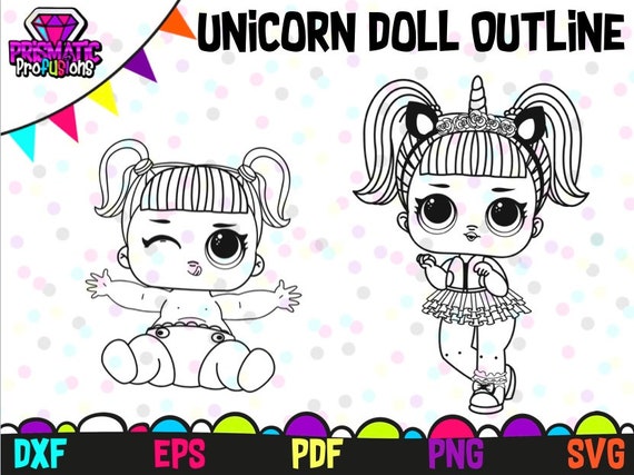Free Free 176 Unicorn Lol Doll Svg SVG PNG EPS DXF File