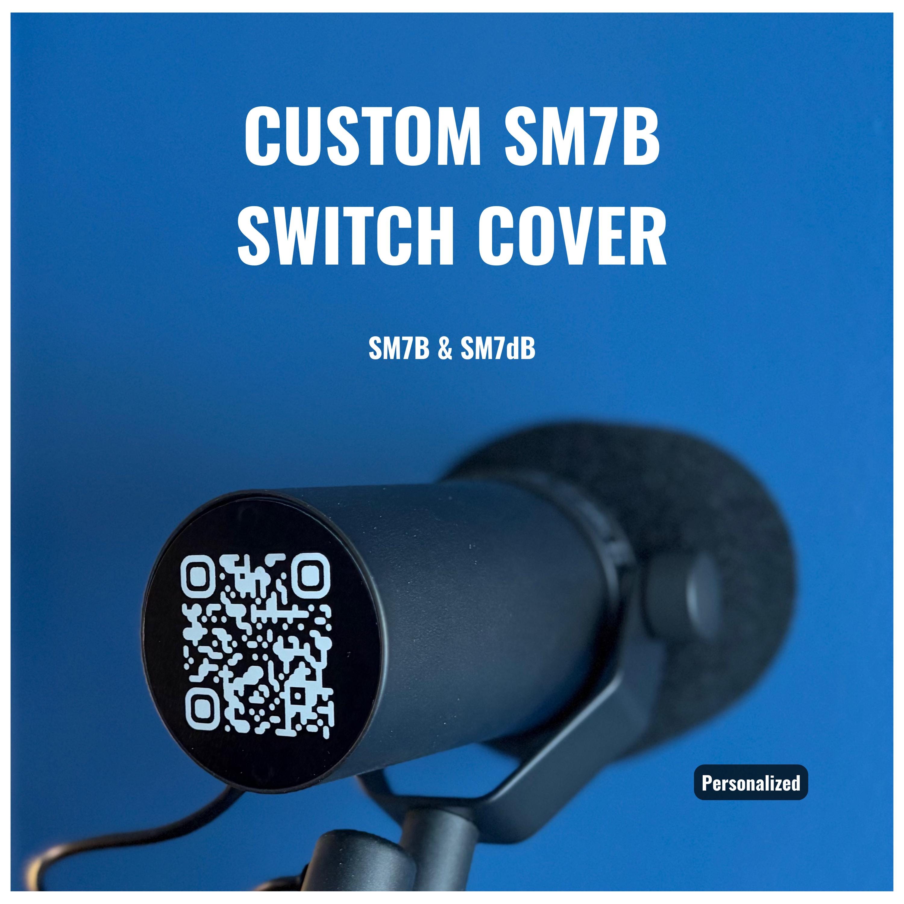 Custom Shure SM7B Switch Cover Plate | Sm7db Rear Cap | Shure SM7B