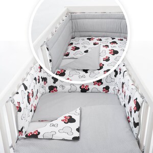 Cot Bed Luxury 3-5-7-8-9 pieces  Embroidered Baby Canopy Bedding Set For Cot 