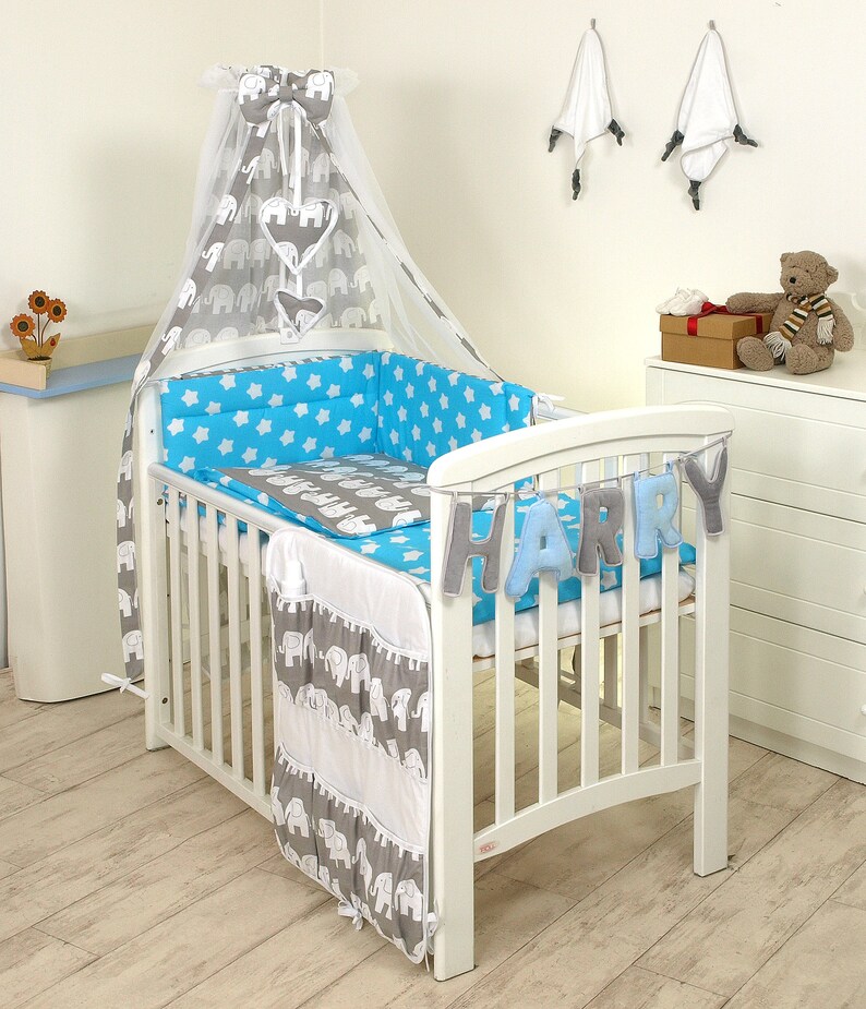 8 Pc Cot Bed Bedding Sets Pillow Bumper Cases Mint Grey Stars White - Cot Bedding Set Grey And White 8 Pc Cot Bed Bedding Sets Pillow Bumper Cases Mint Grey Stars White - Cot Bedding Set Grey And White