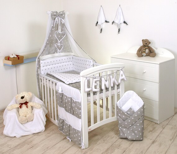 white cot set