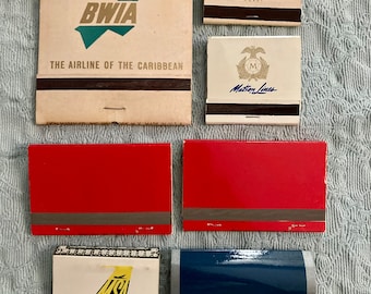 SHIPS FREE Instant vintage matchbook collection - airline and cruise