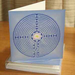 Kartki okolicznościowe - Kartki świąteczne - Karty Lotus Labyrinth na Yule lub Boże Narodzenie