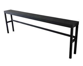 long black sofa table