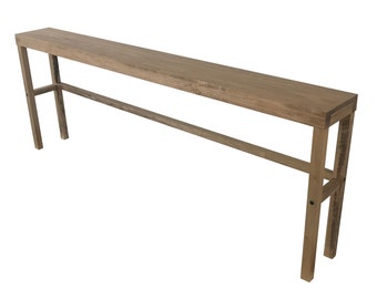 Console Table / Sofa Table / Hardwood Console Table / Long Sofa Table / Narrow Console Table / Skinny Sofa Table / Custom Console Table