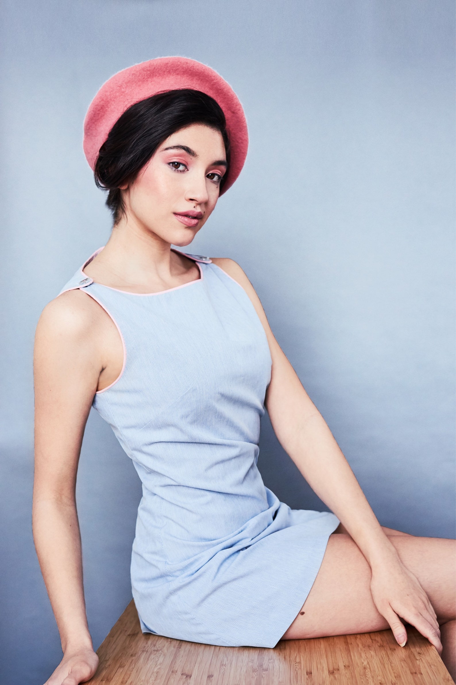 Vintage Pastel Blue & Pink Ice Cream Girl Uniform Costume Etsy