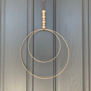 Interchangeable Double Hoop Wreath - Double Hoop Wreath Only (no designs)