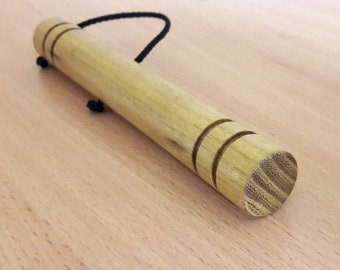 Wooden Bo long pole stick 182 cm 71,7/" White acacia - Robinia