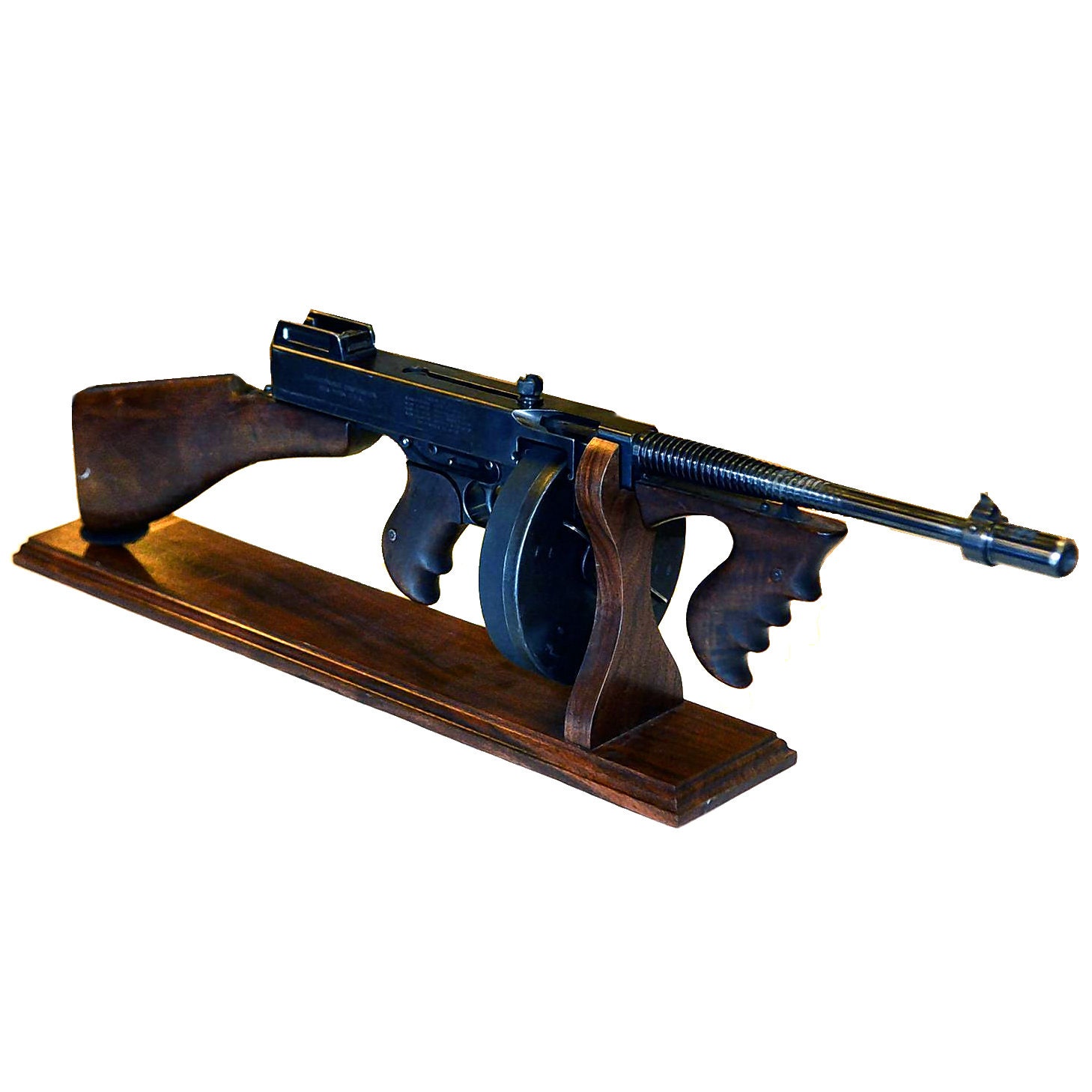 Stand for the Submachine Thompson tommy Gun Natural Wood Etsy UK