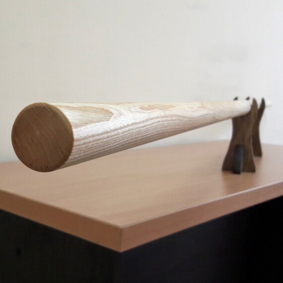 Wooden Bo long pole stick 182 cm 71,7/" White acacia - Robinia
