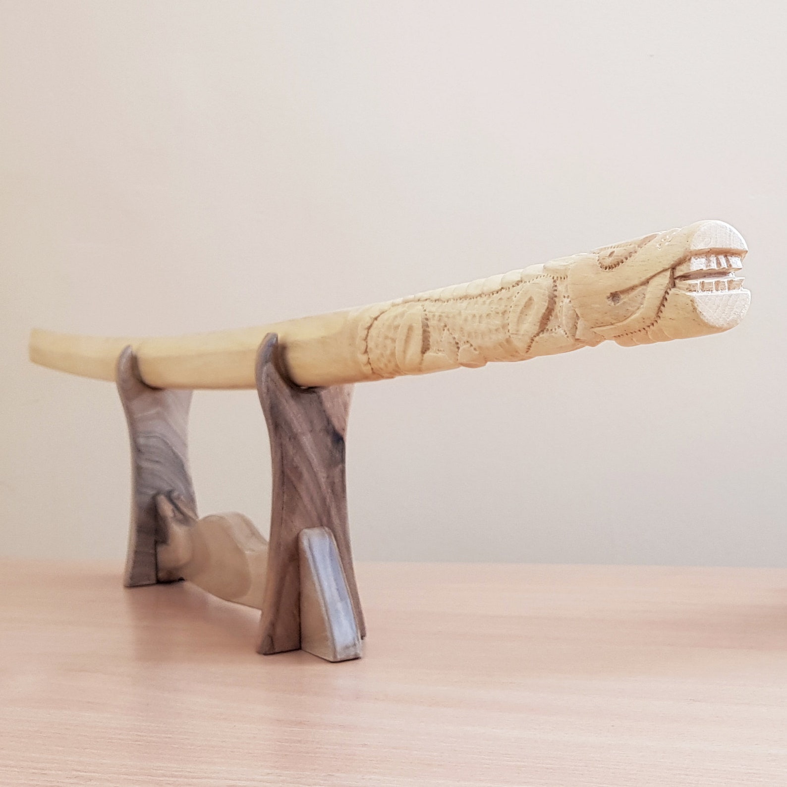 Bokken Deluxe Dragon 102 40.1 cm Aikido Kenjutsu Etsy