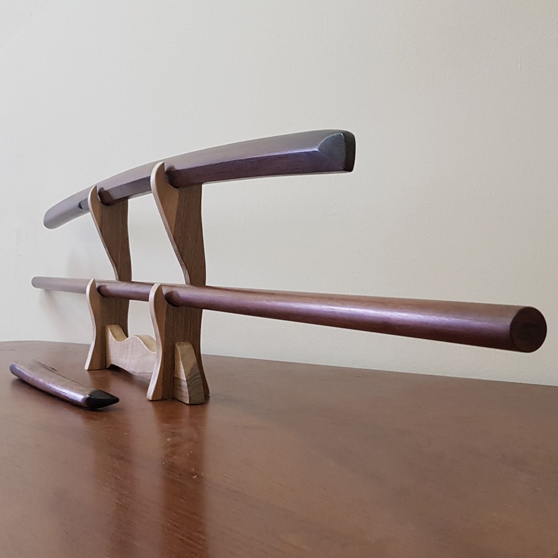A set of wooden weapons for aikido Bokken Bokuto 102 cm Etsy