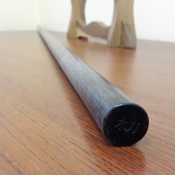 Wooden Bo long pole stick 182 cm 71,7/" White acacia - Robinia