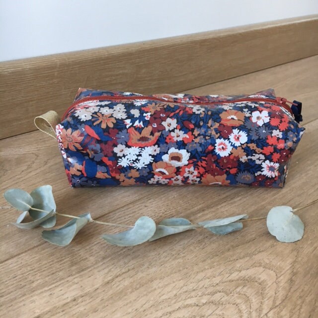 Trousse en Liberty Enduit Thorpe Burnt