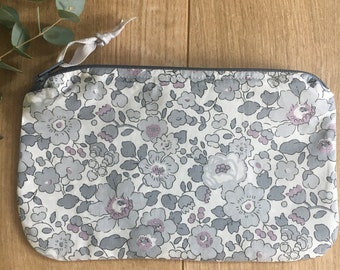 Trousse pochette en Liberty