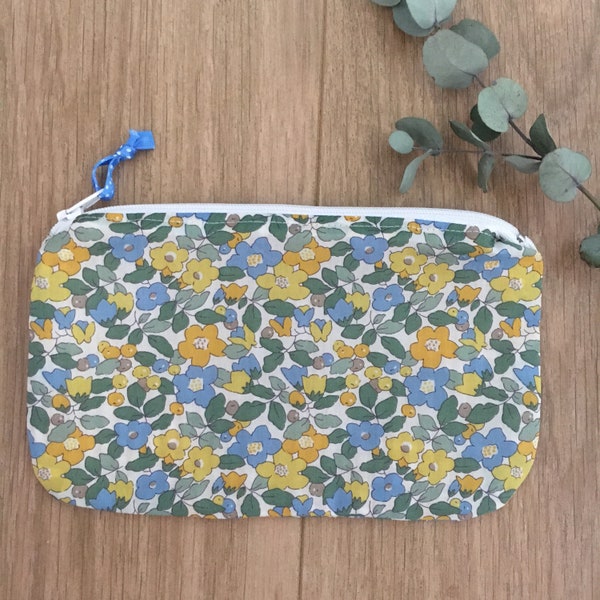 Trousse pochette en Liberty