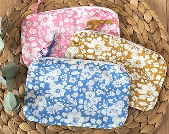 Trousse pochette en tissu Liberty Betsy Boo