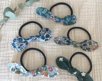 Set of 5 elastics with Liberty knot