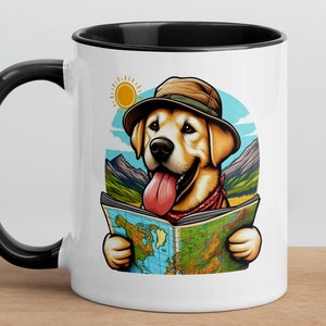 Cadeau tasse à café labrador retriever chien pour les amateurs de plein air