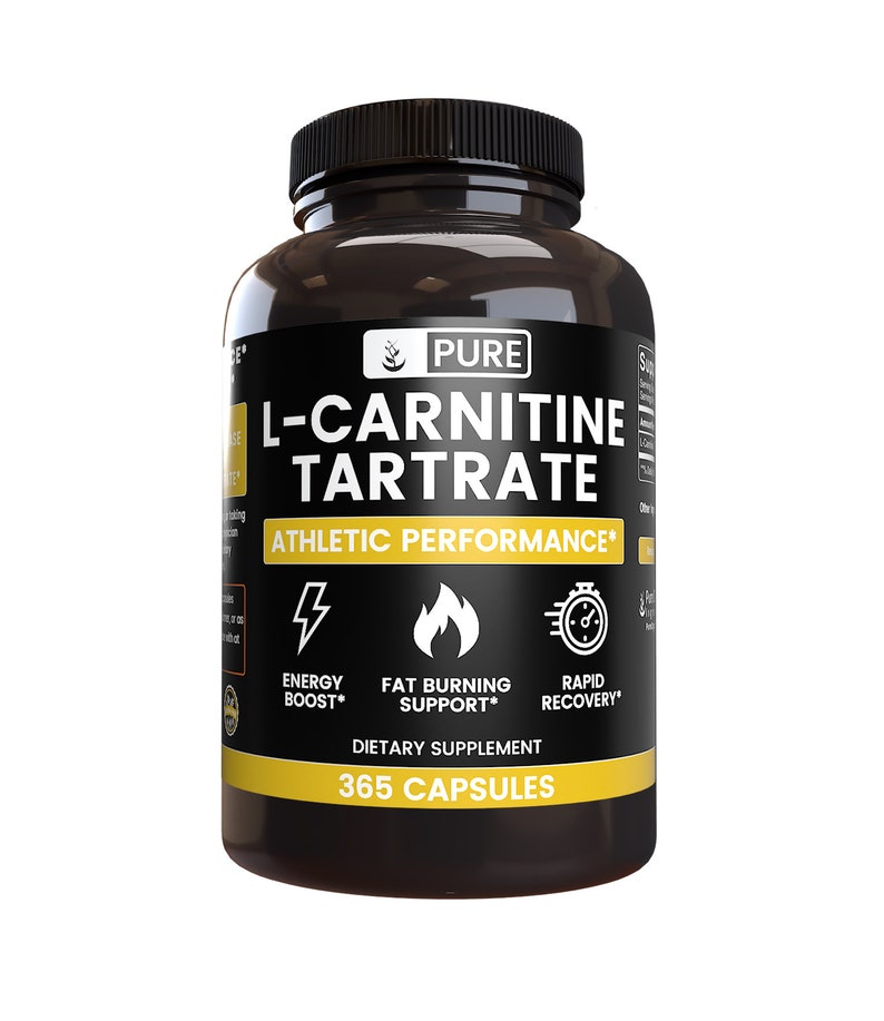 Lcarnitine Tartrate 365 Capsules 900 Mg/serving Etsy