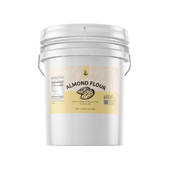 Almond Flour 5 Gallon Bucket Etsy