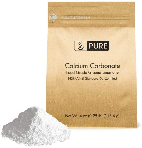 Calcium Carbonate Powder 4 Oz Etsy