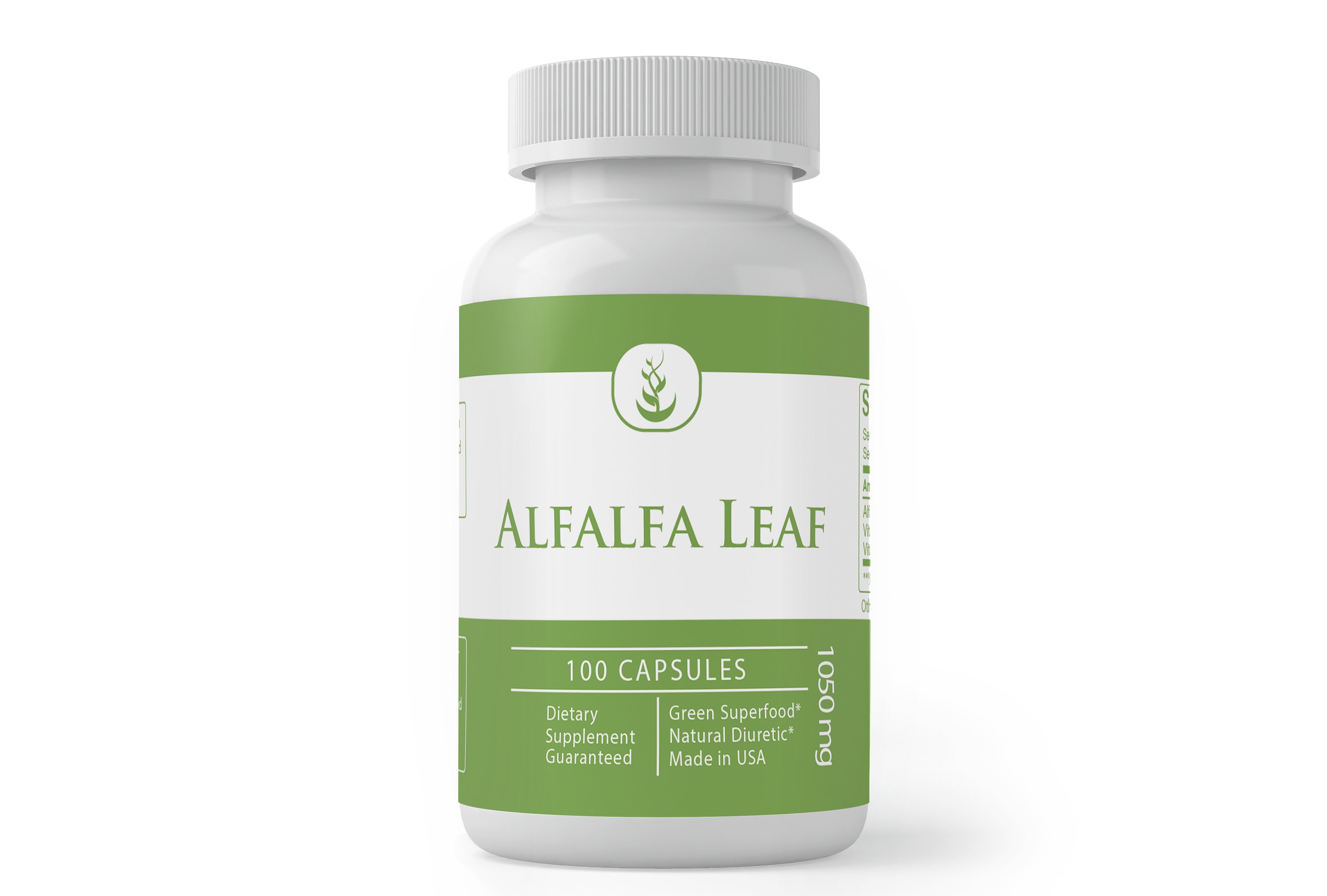 Alfalfa Leaf Extract 100 Capsules 1050 mg/Serving Etsy