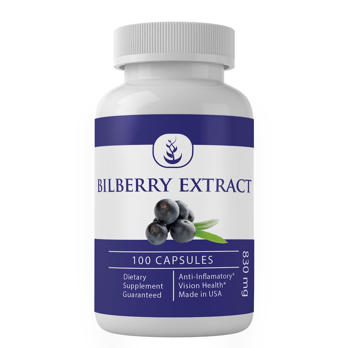 Bilberry Extract 100 Capsules Etsy