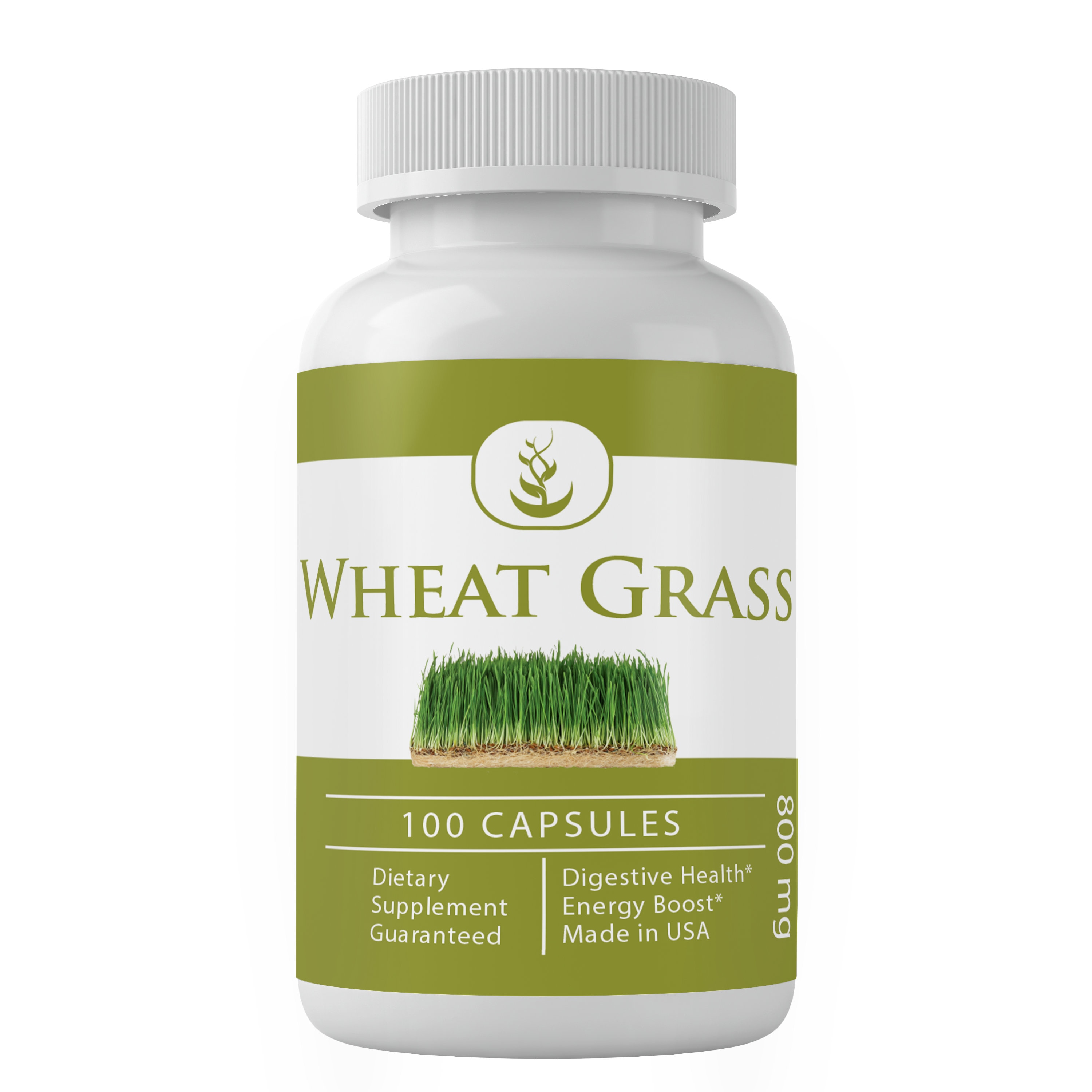 Wheatgrass Capsules 100 Capsules 800 mg Etsy
