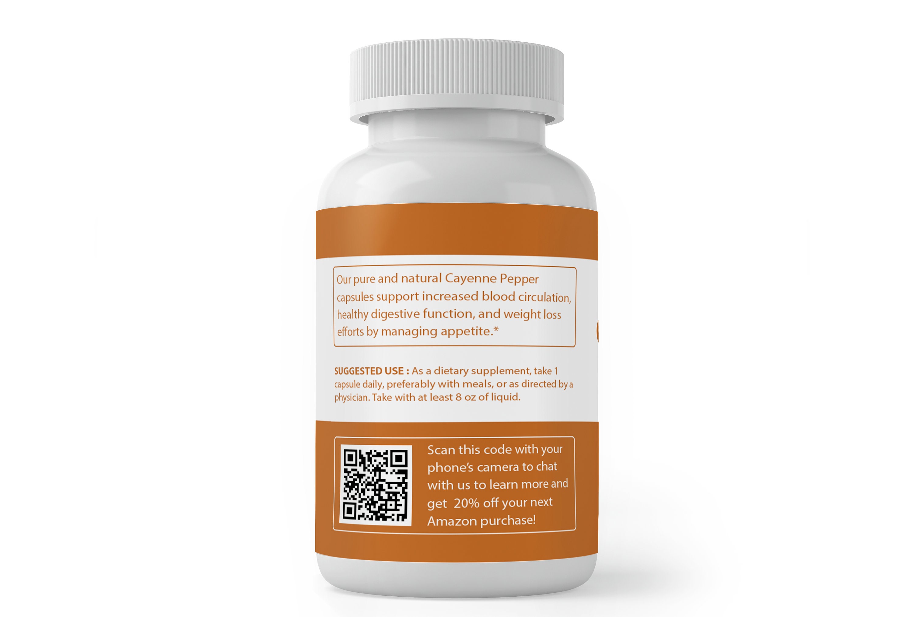 Cayenne Pepper 100 Capsules 400 mg/Serving Etsy