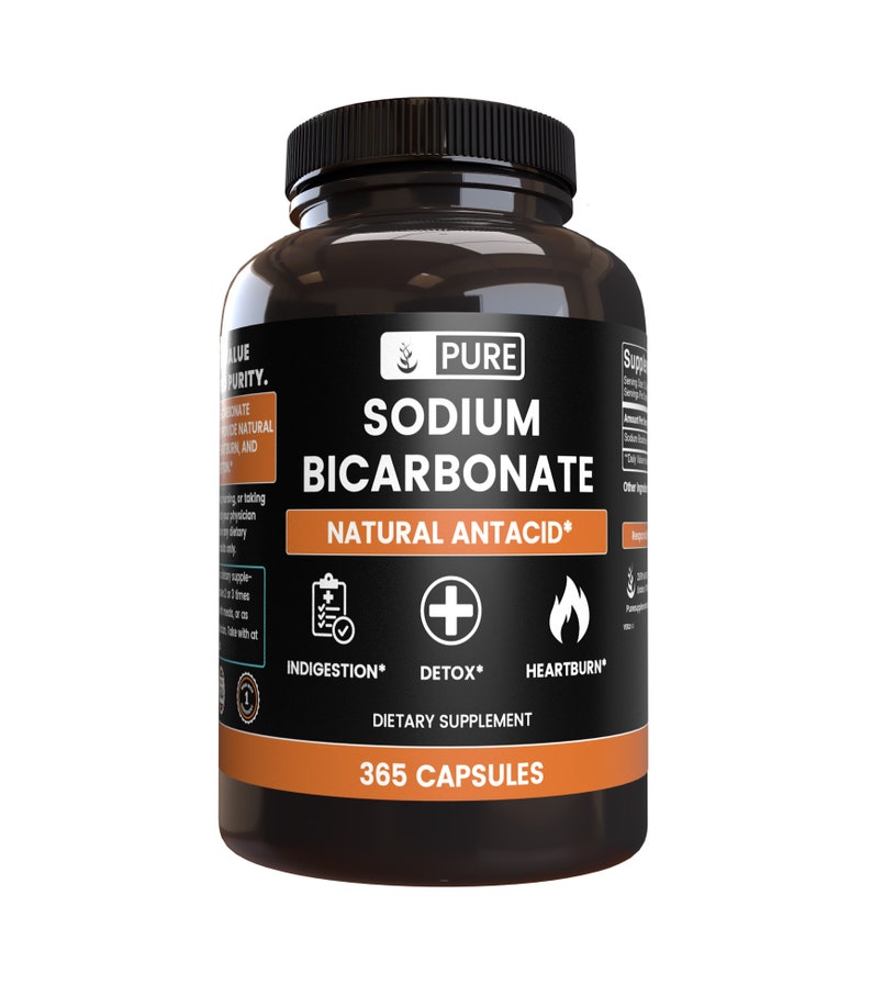 Pure Sodium Bicarbonate 365 Capsules Etsy