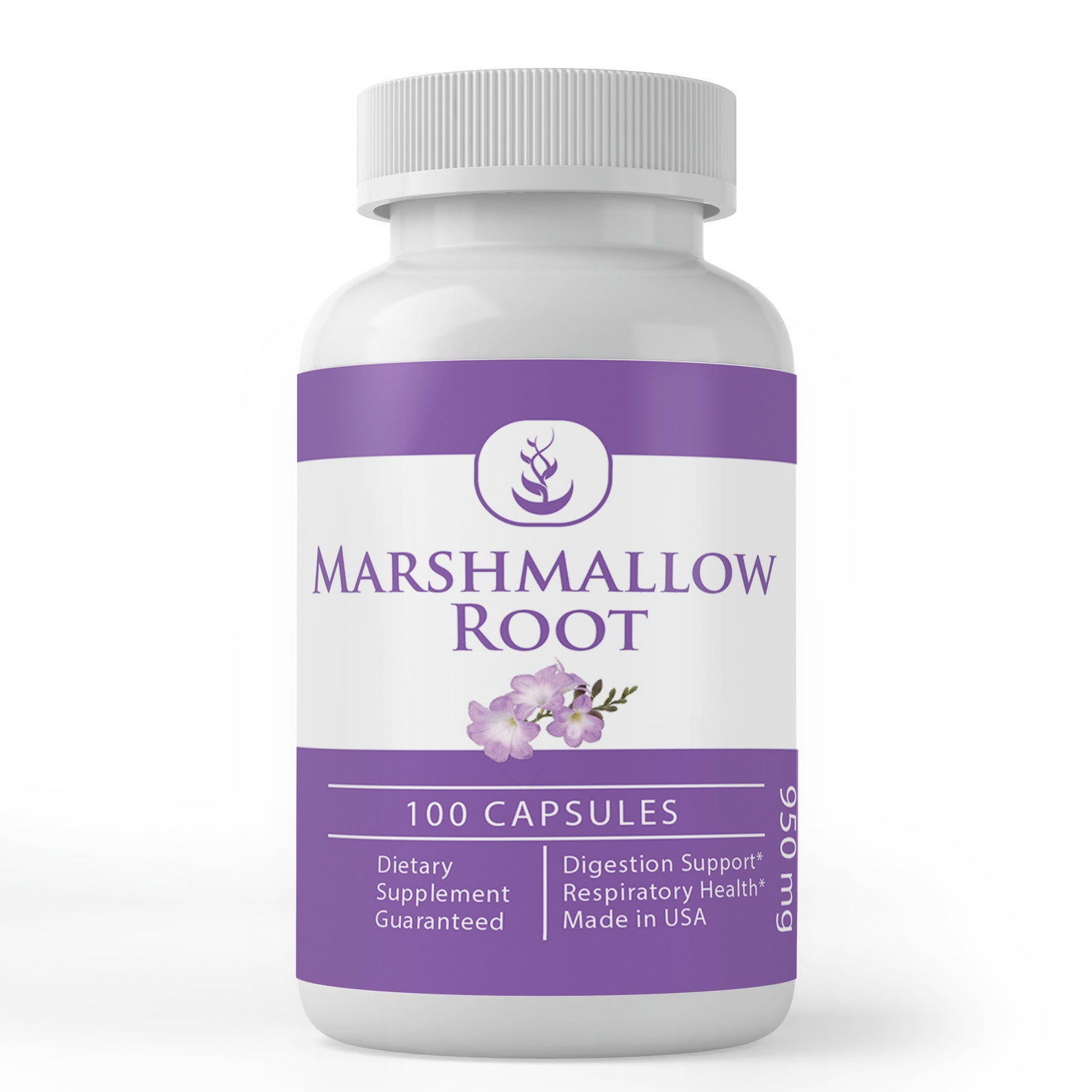 Marshmallow Root 51 Extract 100 Capsules 950mg/Serving Etsy