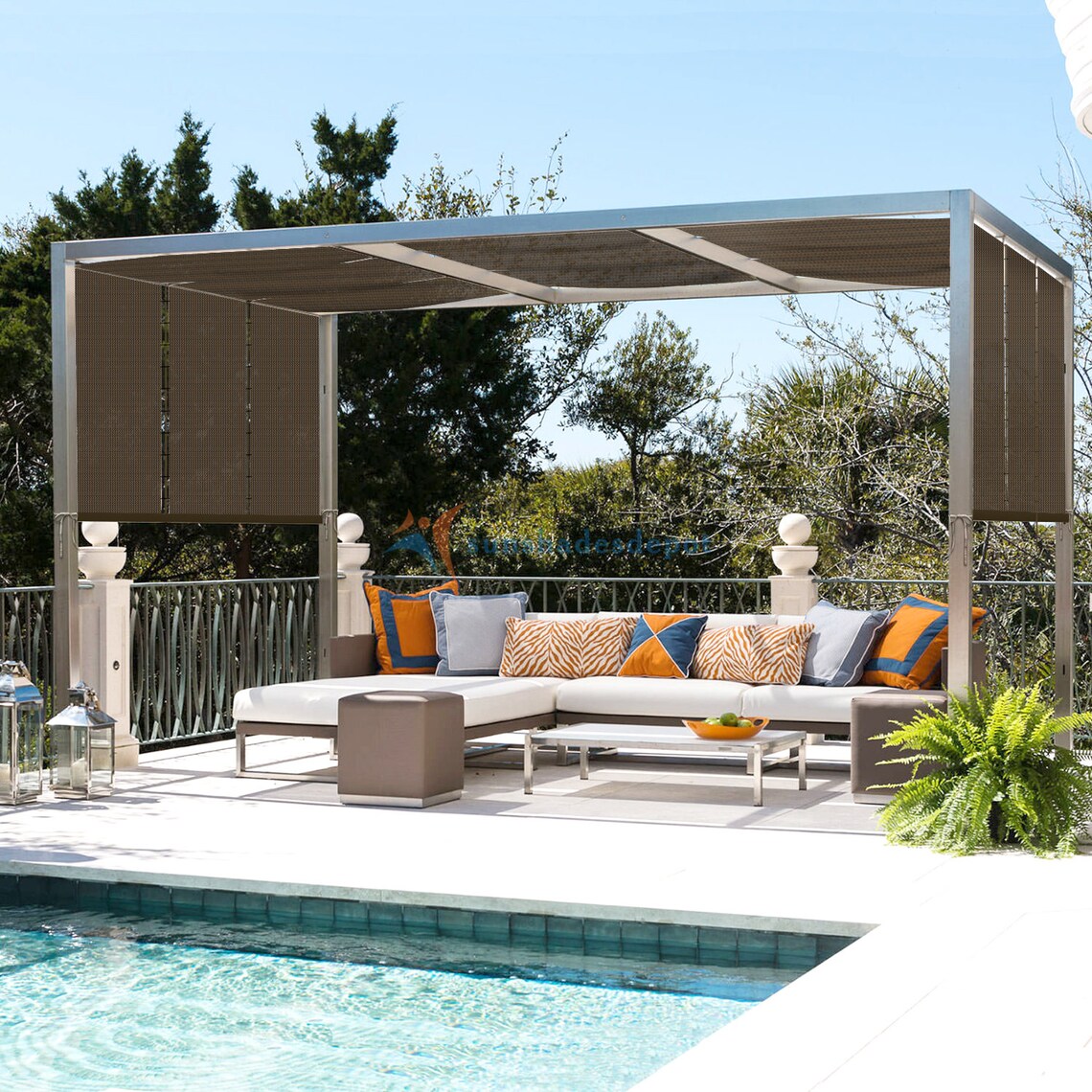 TANG Sunshades Depot Straight Side Sun Shade Sail 180 GSM Etsy