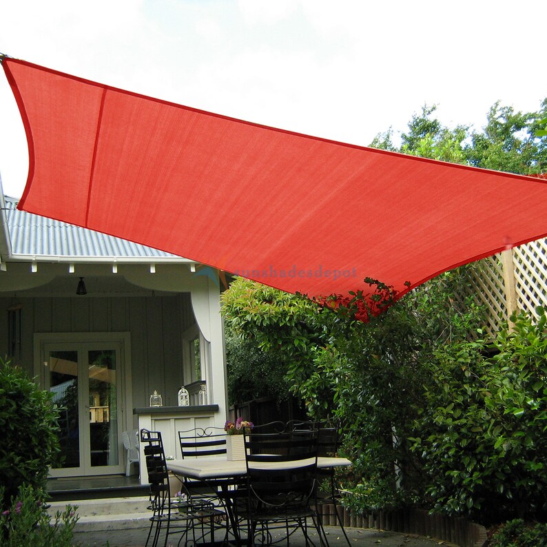 TANG Sunshades Depot Sun Shade Sail Rectangle Permeable Canopy Etsy