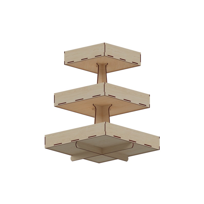 Cupcake Stand / Laser Cut Files / Instant Download / Cnc Etsy