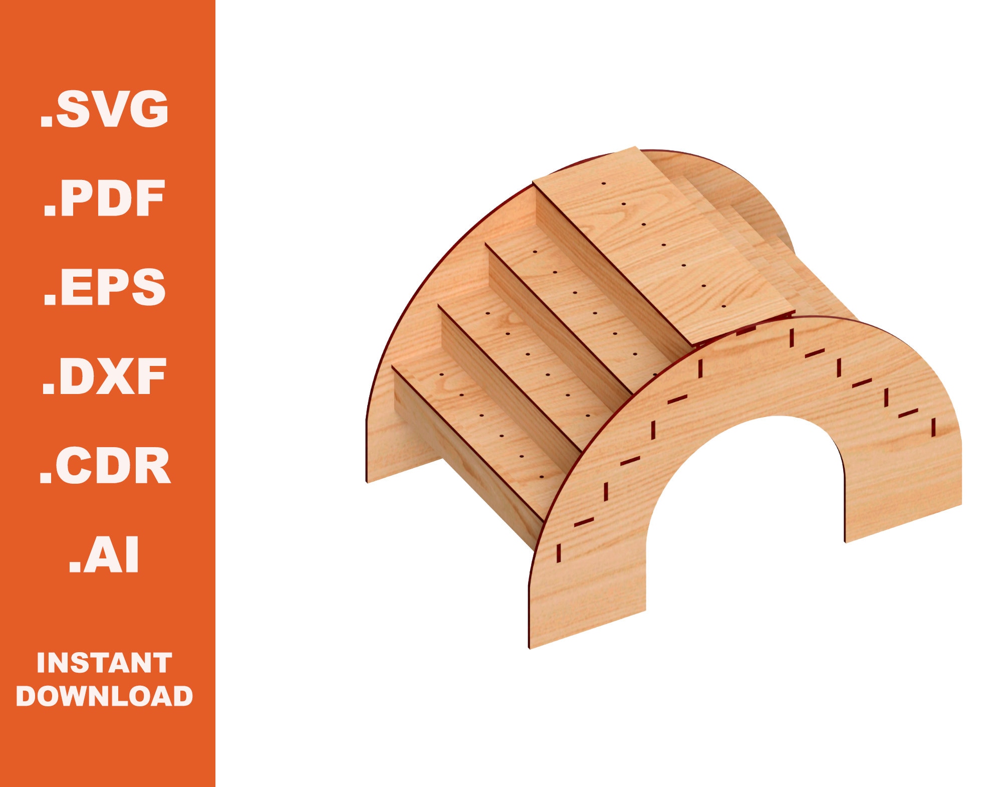 Lollipop Stand / Laser cut files / Instant Downloadable