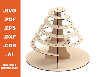 Candy lollipop display / Laser cut files / Instant Downloadable