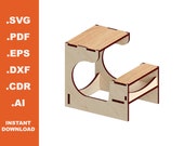 School Desk DXF Vector Plan, Laser Cut CNC Project (Instant Download)