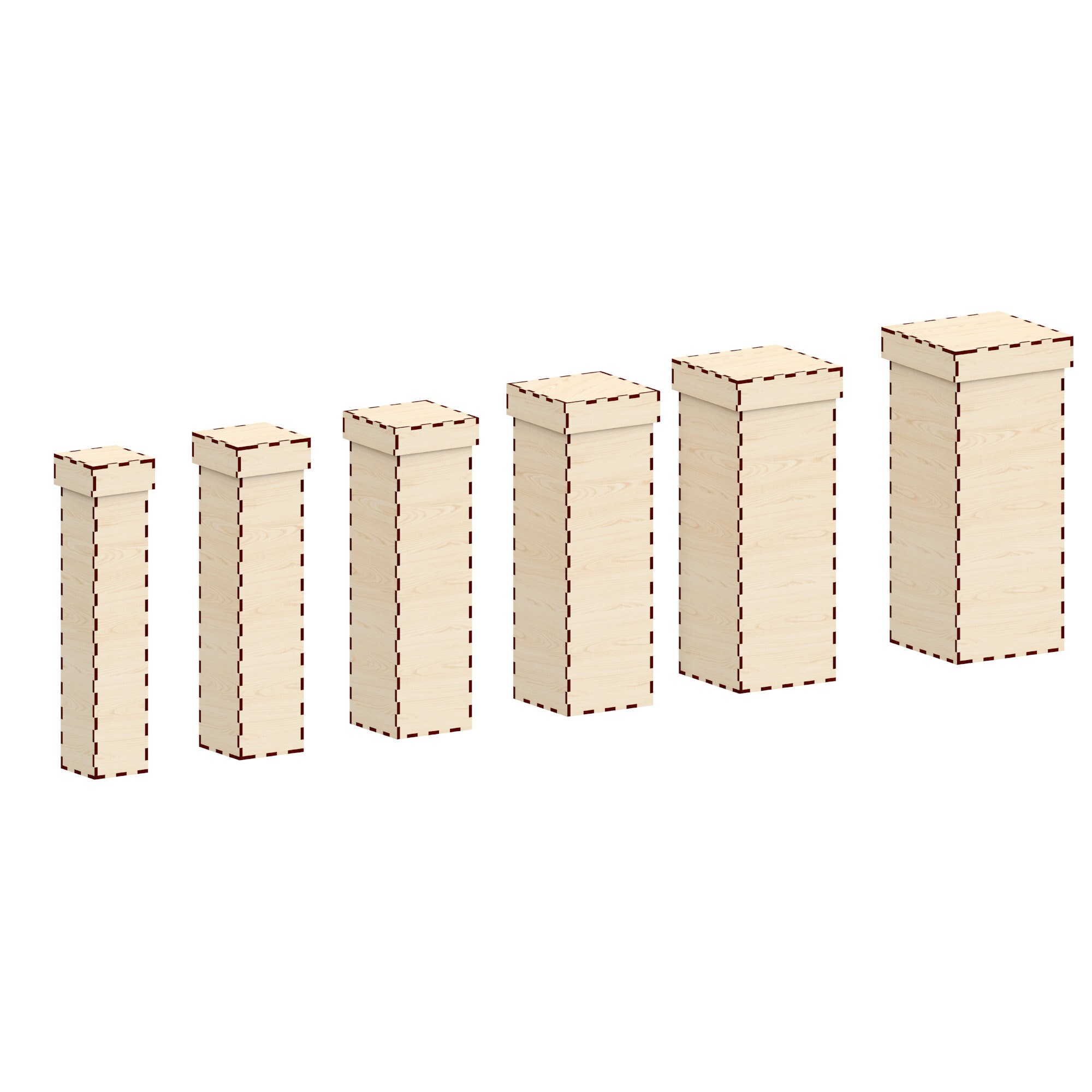 Boxes Laser Cut Files Bundle, CNC Pattern (digital Download) - Etsy