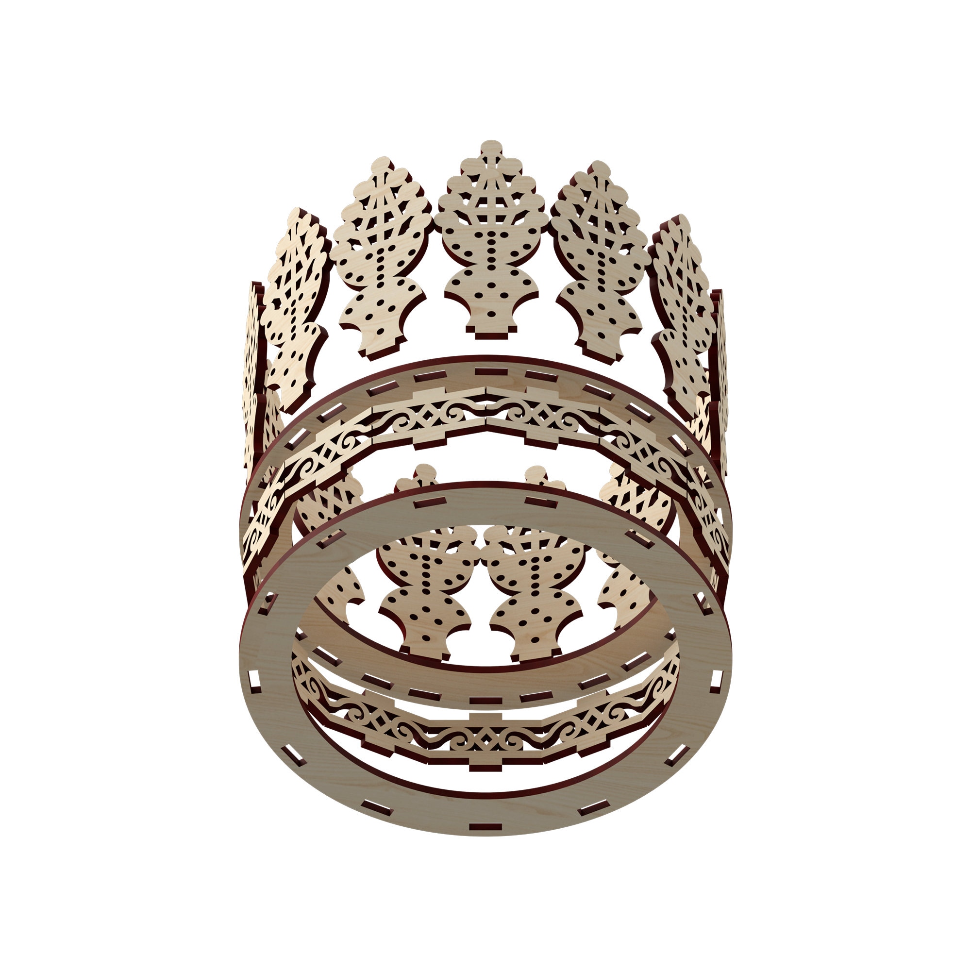 Princess' Crown / Laser Cut Files / Instant Download/ Cnc Etsy