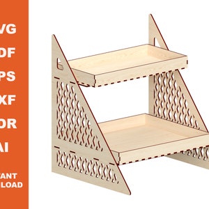 Tiered trays / Laser Cut files / Instant Download / Digital Download